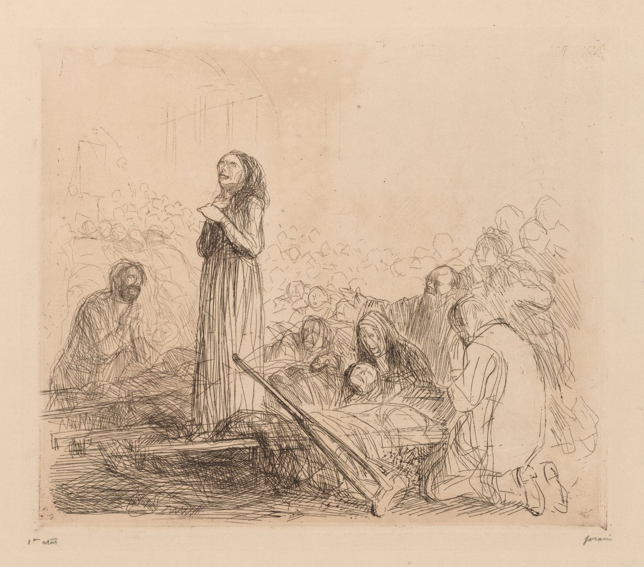 O milagre em Lourdes. de Jean Louis Forain