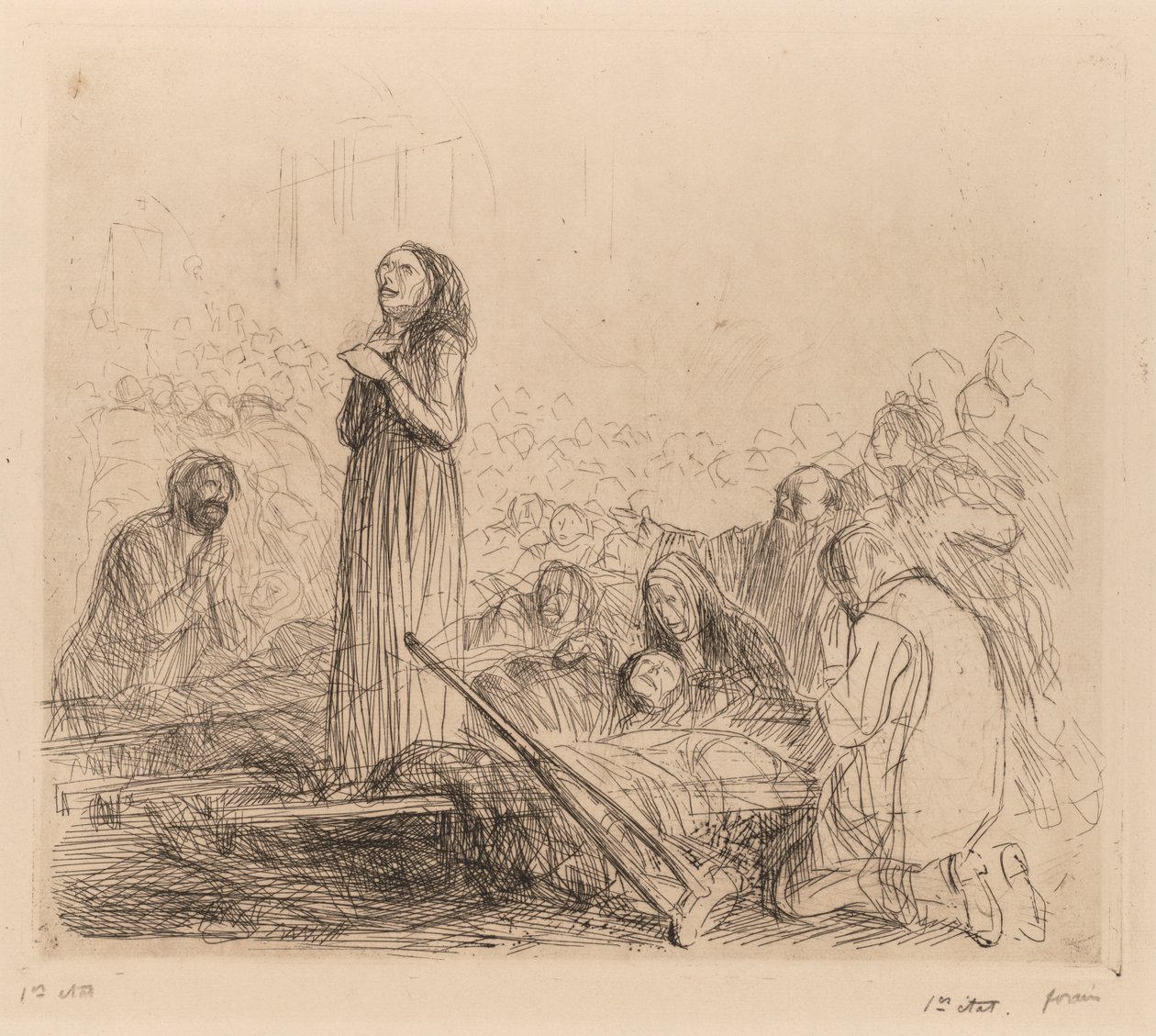 O milagre diante do Santíssimo Sacramento. de Jean Louis Forain