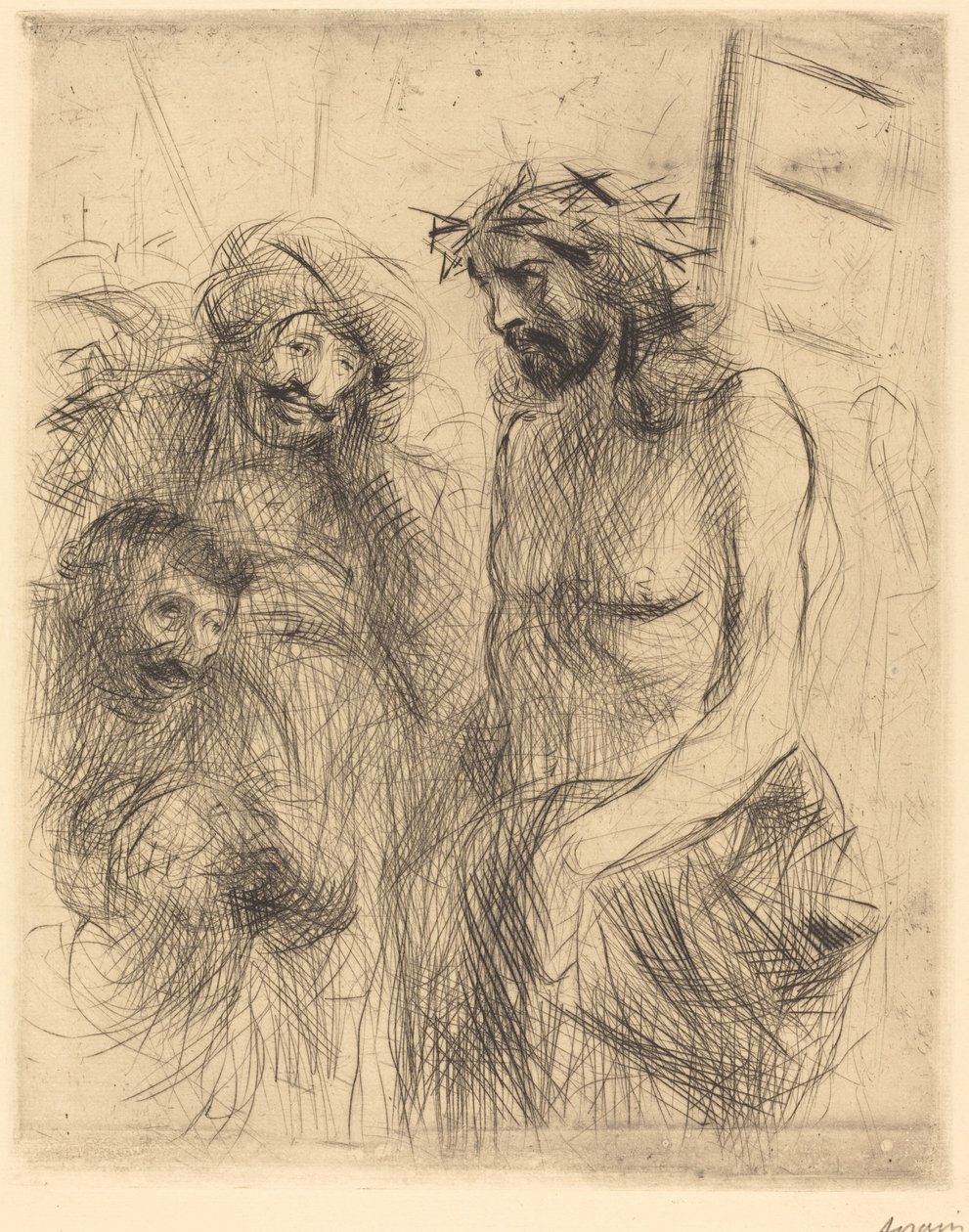 A zombaria de Cristo de Jean Louis Forain