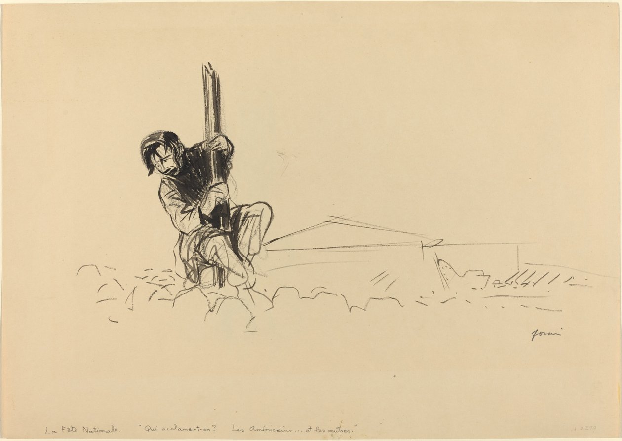 O feriado nacional, 1918. de Jean Louis Forain