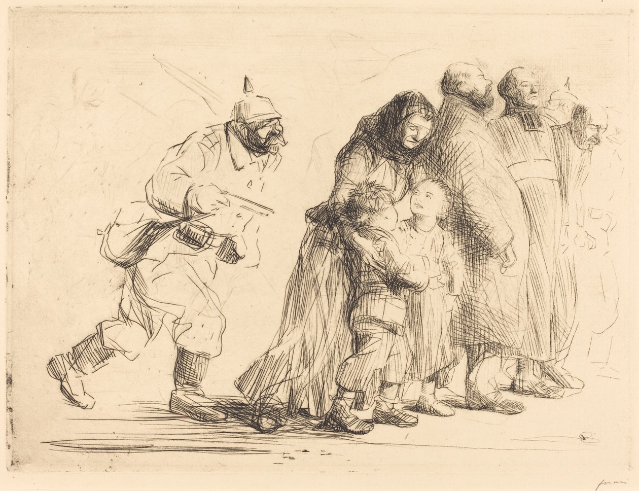 Os Notáveis (placa grande) de Jean Louis Forain