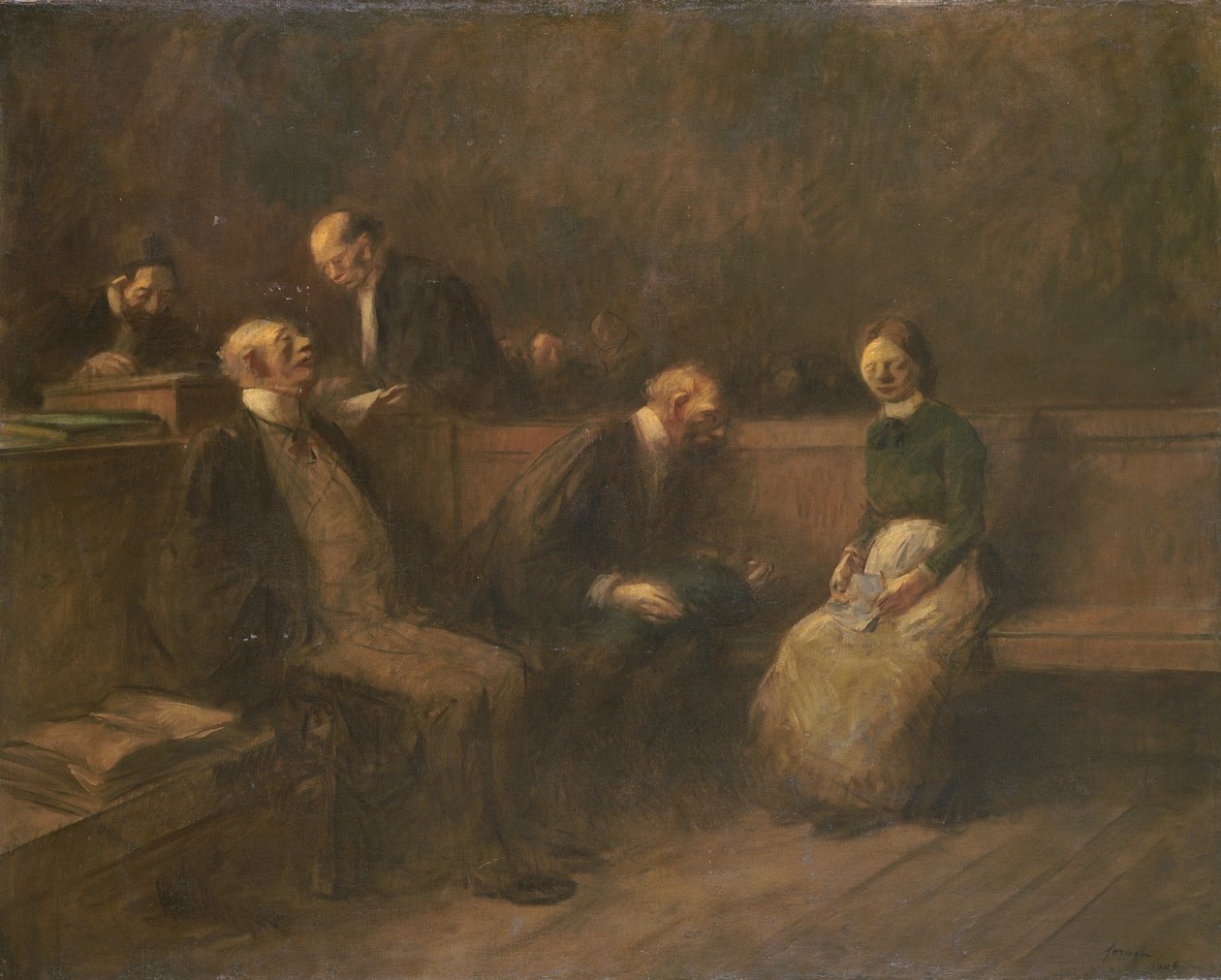 A petição, 1906. de Jean Louis Forain