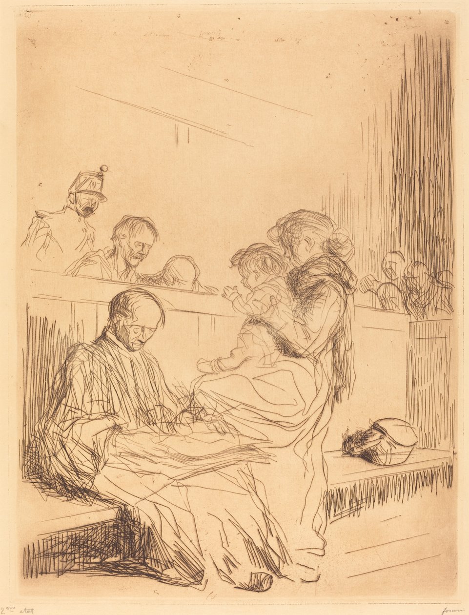 O prisioneiro e a criança de Jean Louis Forain