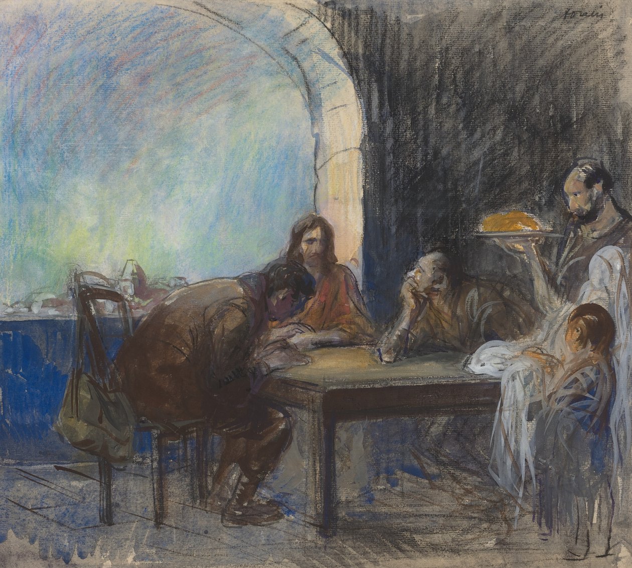 A Ceia em Emaús de Jean Louis Forain