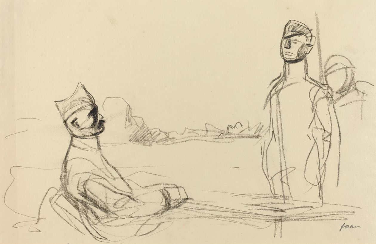 Para a Justiça, c. 19141919. de Jean Louis Forain