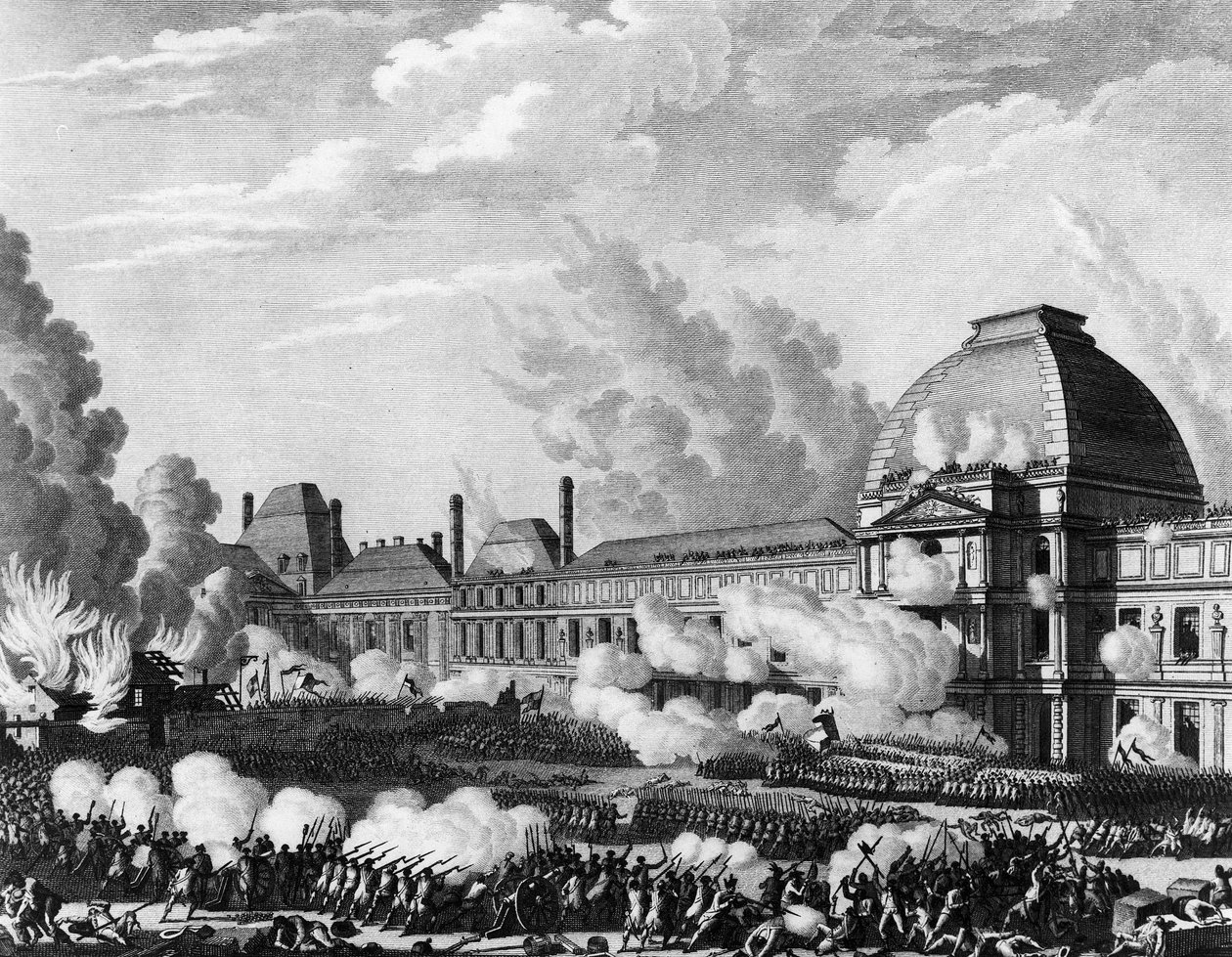 Revolução Francesa: 10 de Agosto de Jean Louis II (after) Prieur