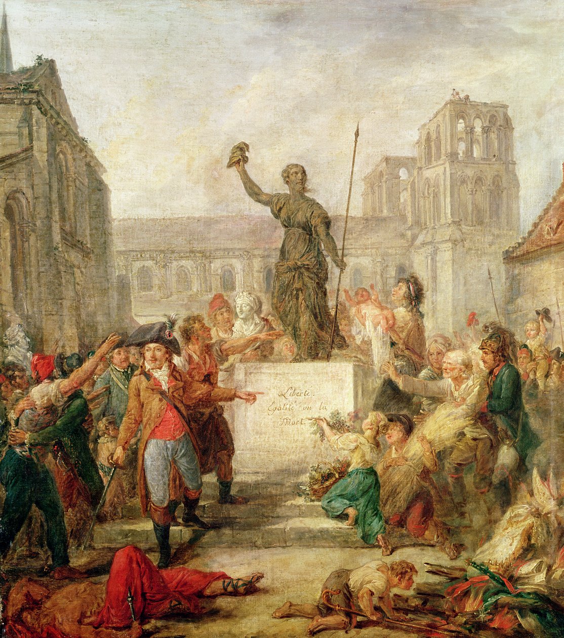 O juramento da liberdade de Jean Louis Joseph Hoyer