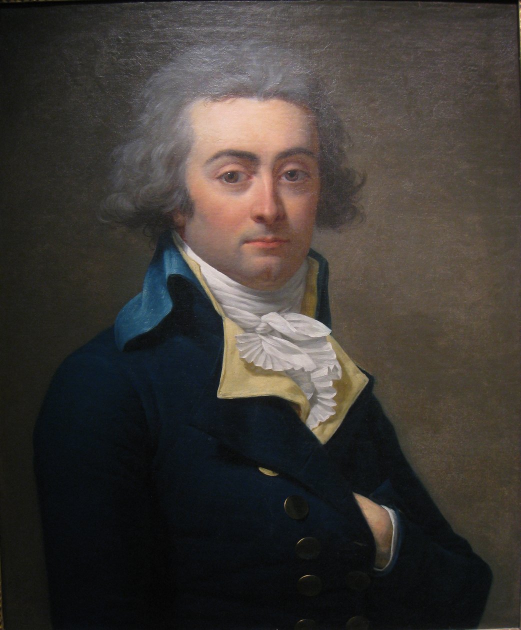 Retrato de Marie-Jean Hérault de Séchelles 1759-1794, segunda metade do século XVIII. de Jean Louis Laneuville