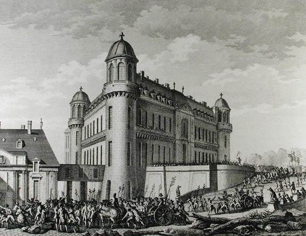 Canhões de Chantilly para Paris, 9 de agosto de 1789 de Jean Louis Prieur