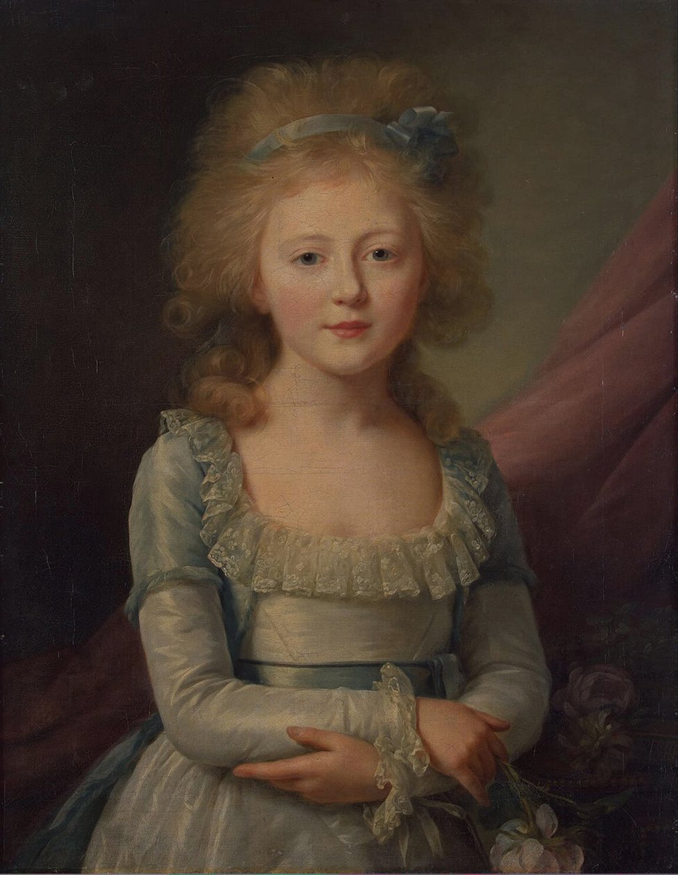 Grã-duquesa Elena Pavlovna da Rússia 1784-1803, Grã-duquesa de Mecklemburgo-Schwerin, 1792 de Jean Louis Voille