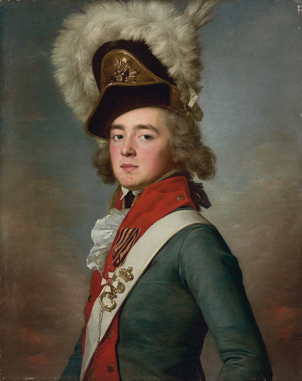 Retrato do Brigadeiro Valerian Aleksandrovich Zubov, de Jean Louis Voille