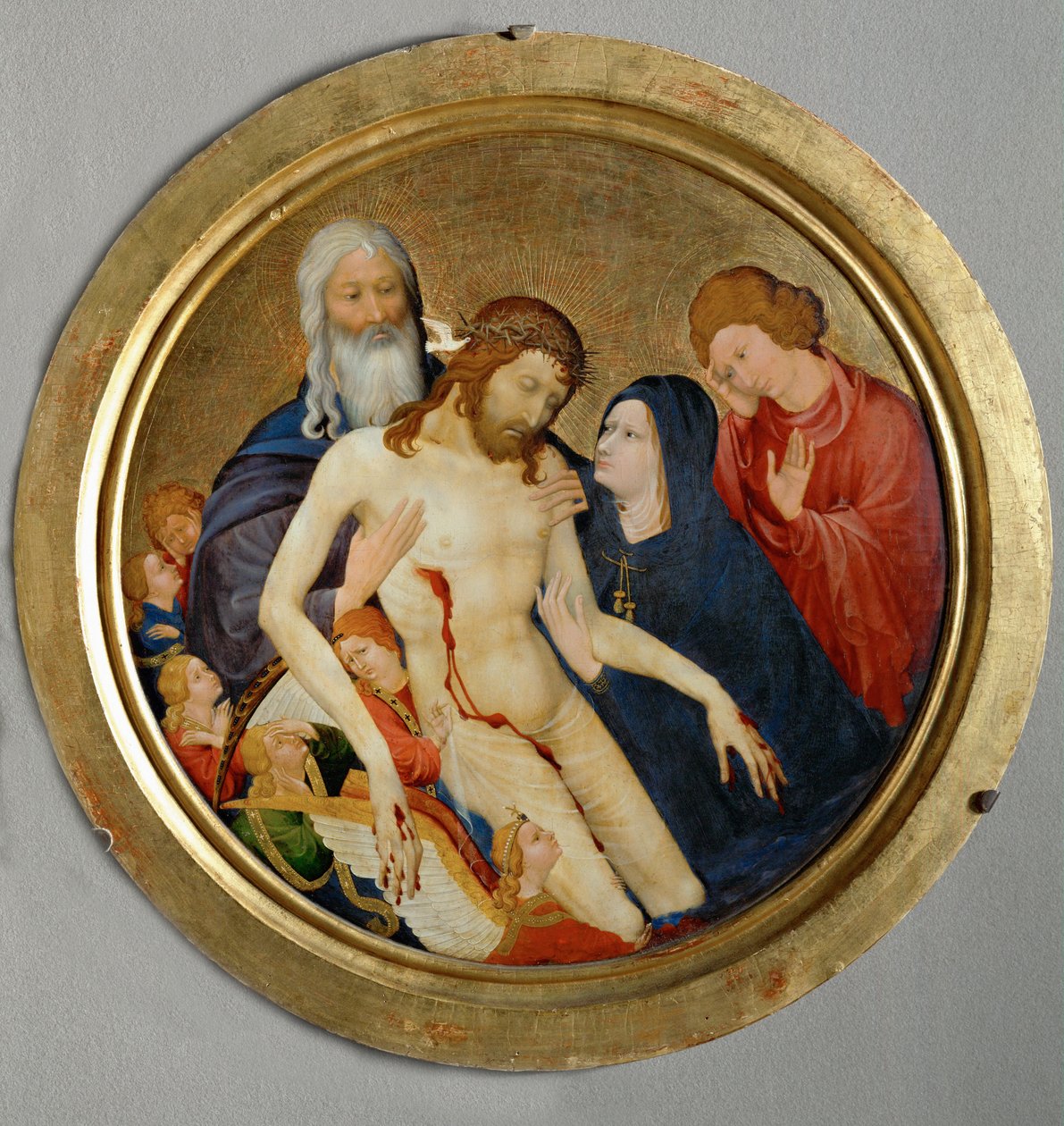 A grande pieta, c.1400 (pintura sobre madeira) de Jean Malouel or Maelwael