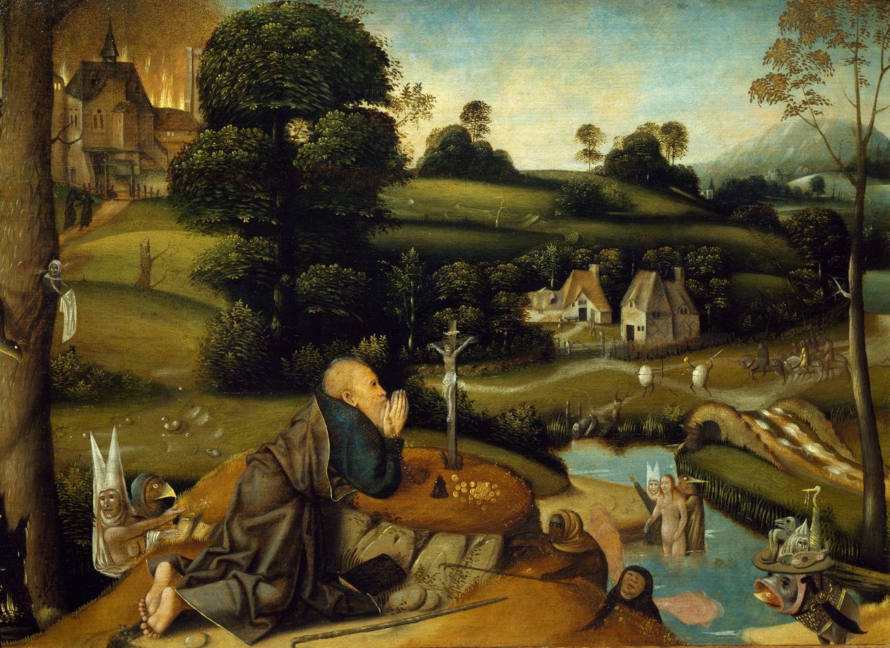 Tentação de Santo António, de Jan Mandyn (cerca de 1500-1560) de Jean Mandyn