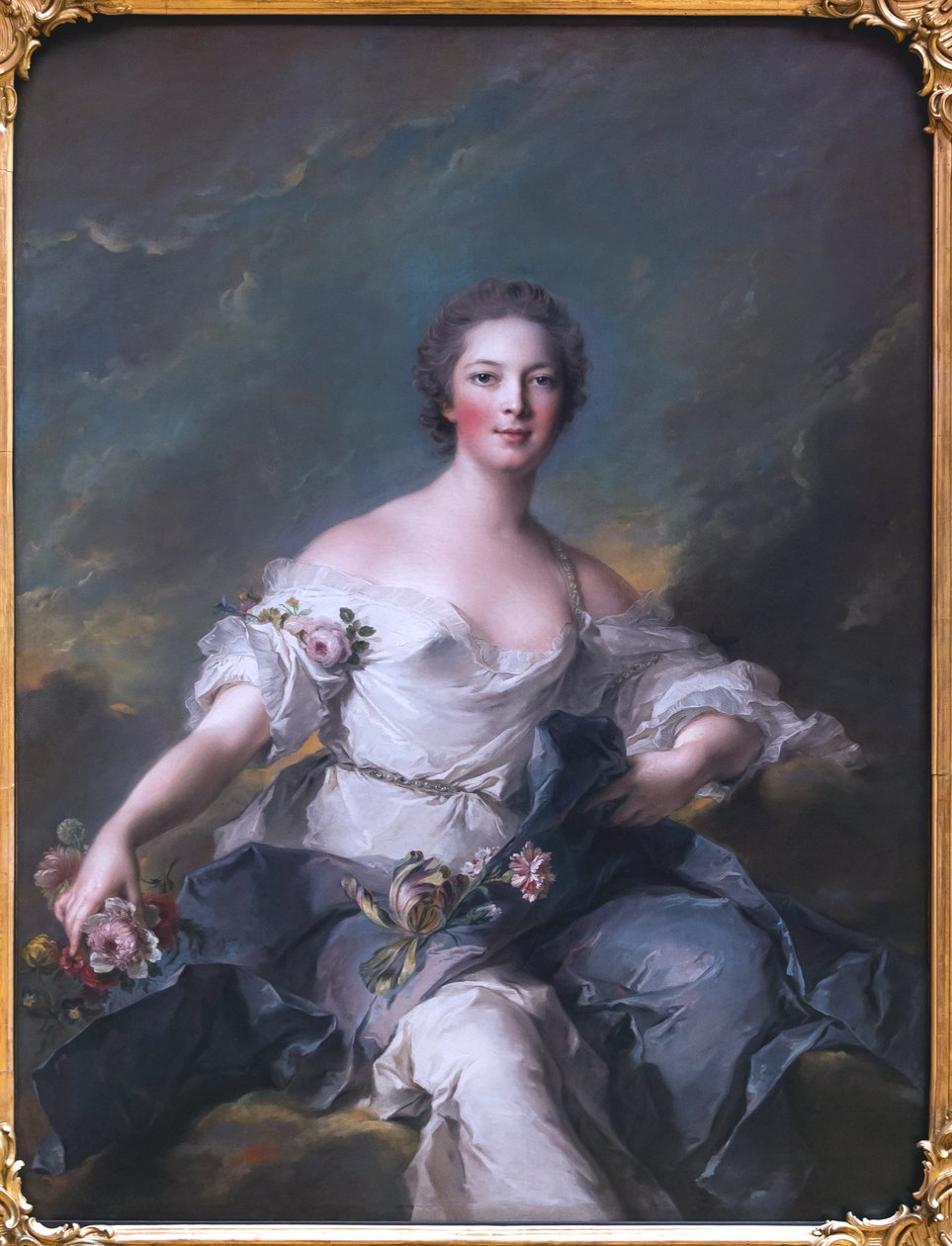 Alemão: Die Marquise de Baglion als Flora Marquesa de Baglion como Flora de Jean Marc Nattier