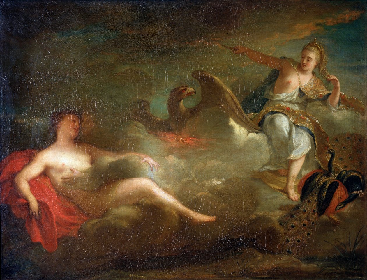 Júpiter, Juno e Io, década de 1710. de Jean Marc Nattier