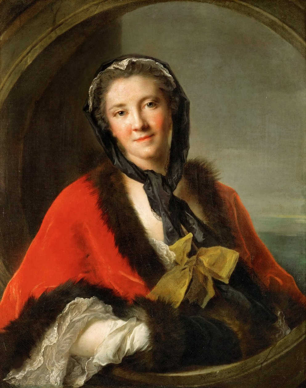 A Condessa Tessin, 1741. de Jean Marc Nattier