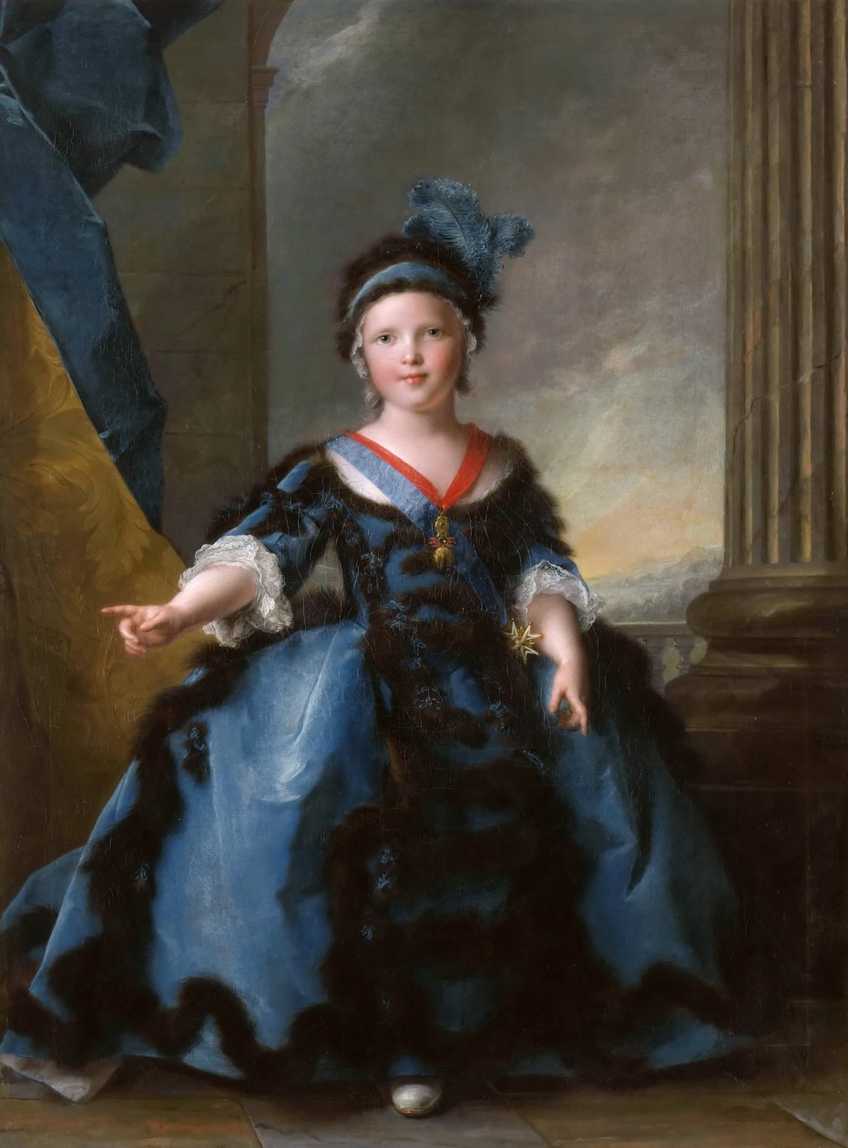 Louis Joseph Xavier, Duque de Borgonha 1751-1761 de Jean Marc Nattier