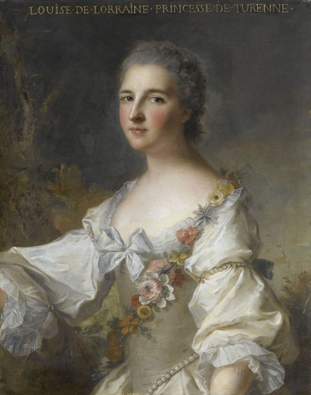 Louise-Henriette-Gabrielle de Lorraine, princesa de Turenne, duquesa de Bouillon (1718-1788) de Jean Marc Nattier