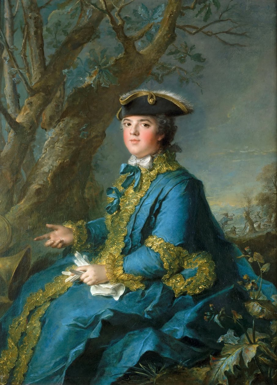 Louise Élisabeth da França 1727-1759, Duquesa de Parma de Jean Marc Nattier