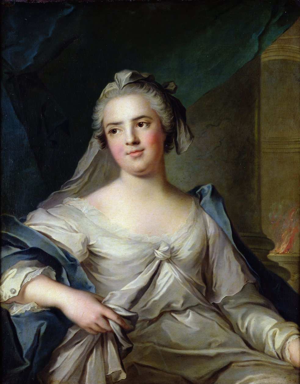 Madame Henriette como uma virgem vestal, 1751 de Jean Marc Nattier