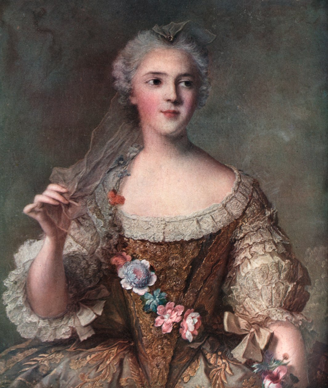 Madame Sophie, filha de Louis XV, 1909. de Jean Marc Nattier