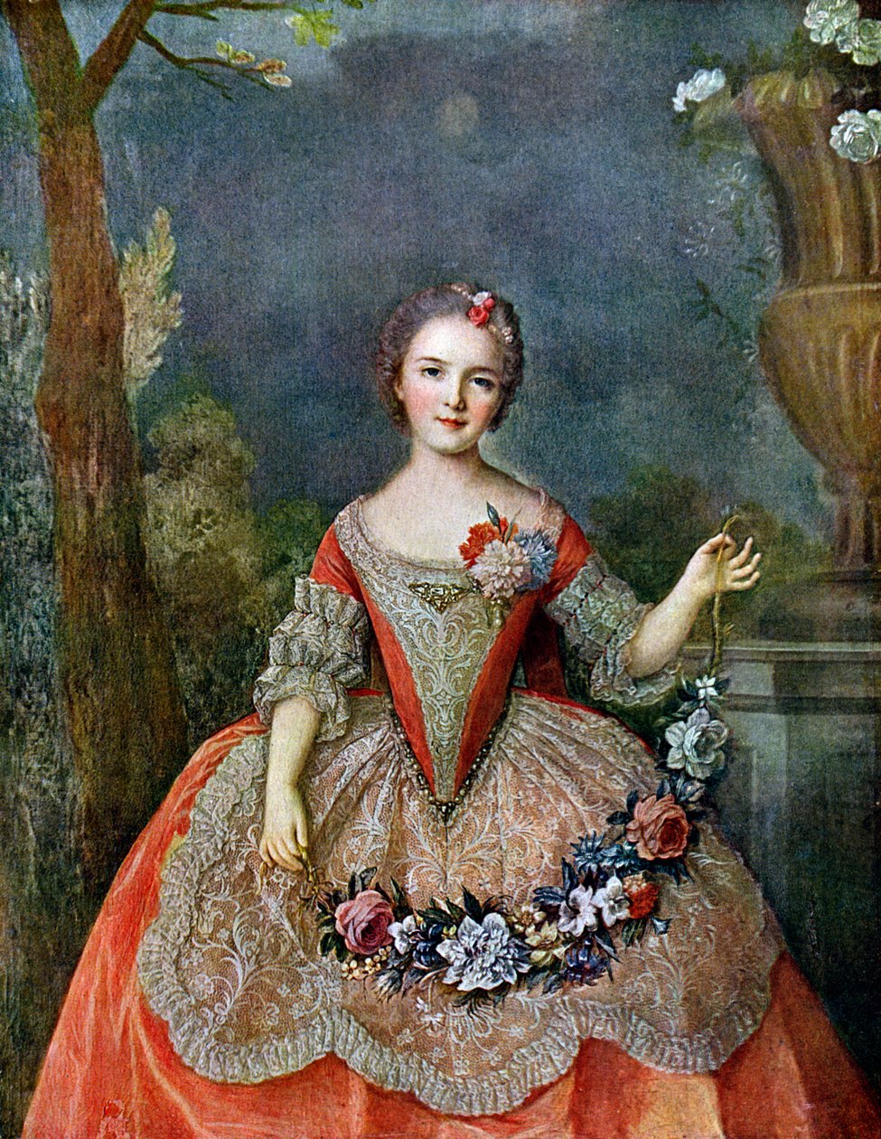 Madame de Beaujolais, século 1810. de Jean Marc Nattier