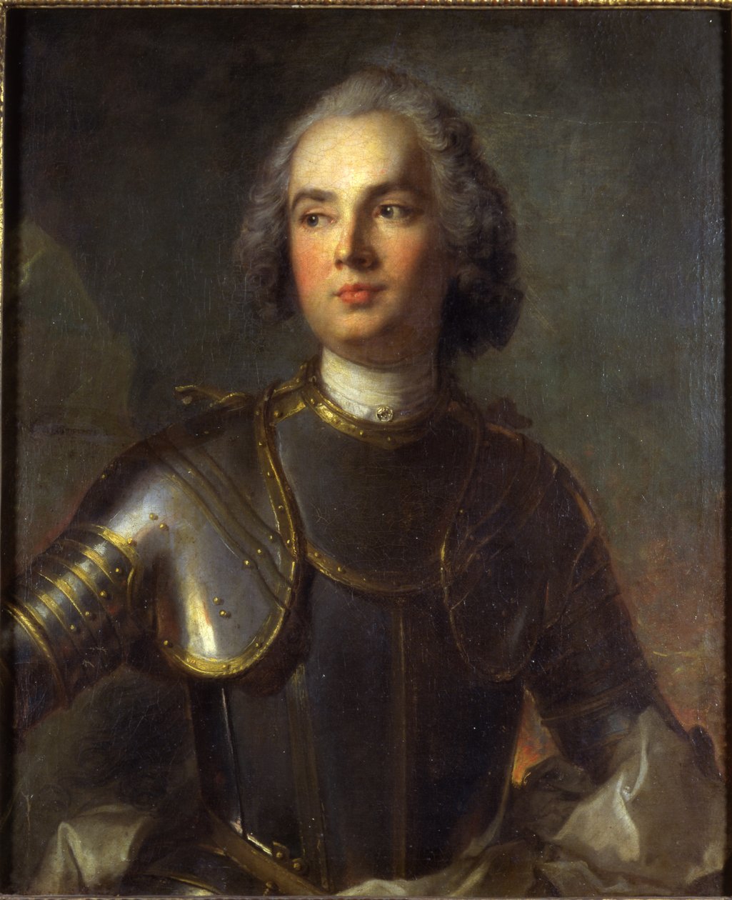 Retrato de Charles-Guillaume-Louis, marquês de Broglie, senhor du Mesnil, 1734 de Jean Marc Nattier