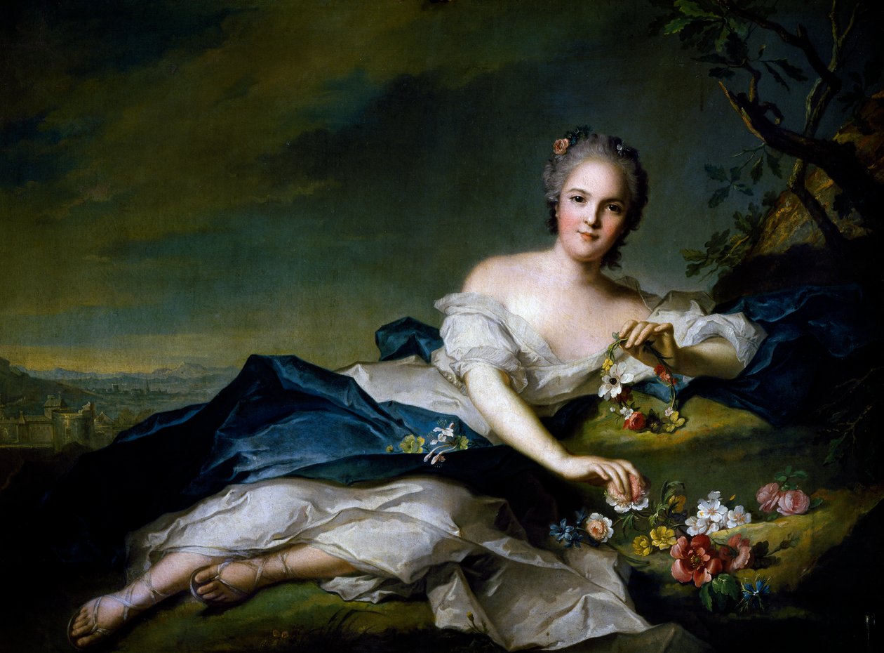 Retrato de Henrietta Maria de França (Paris de Jean Marc Nattier