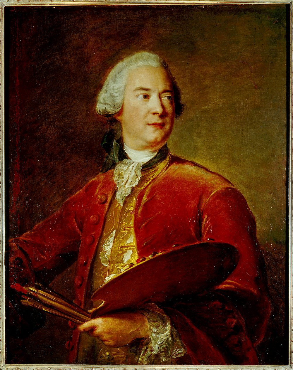 Retrato de Louis Tocqué 1696-1772, 1739. de Jean Marc Nattier