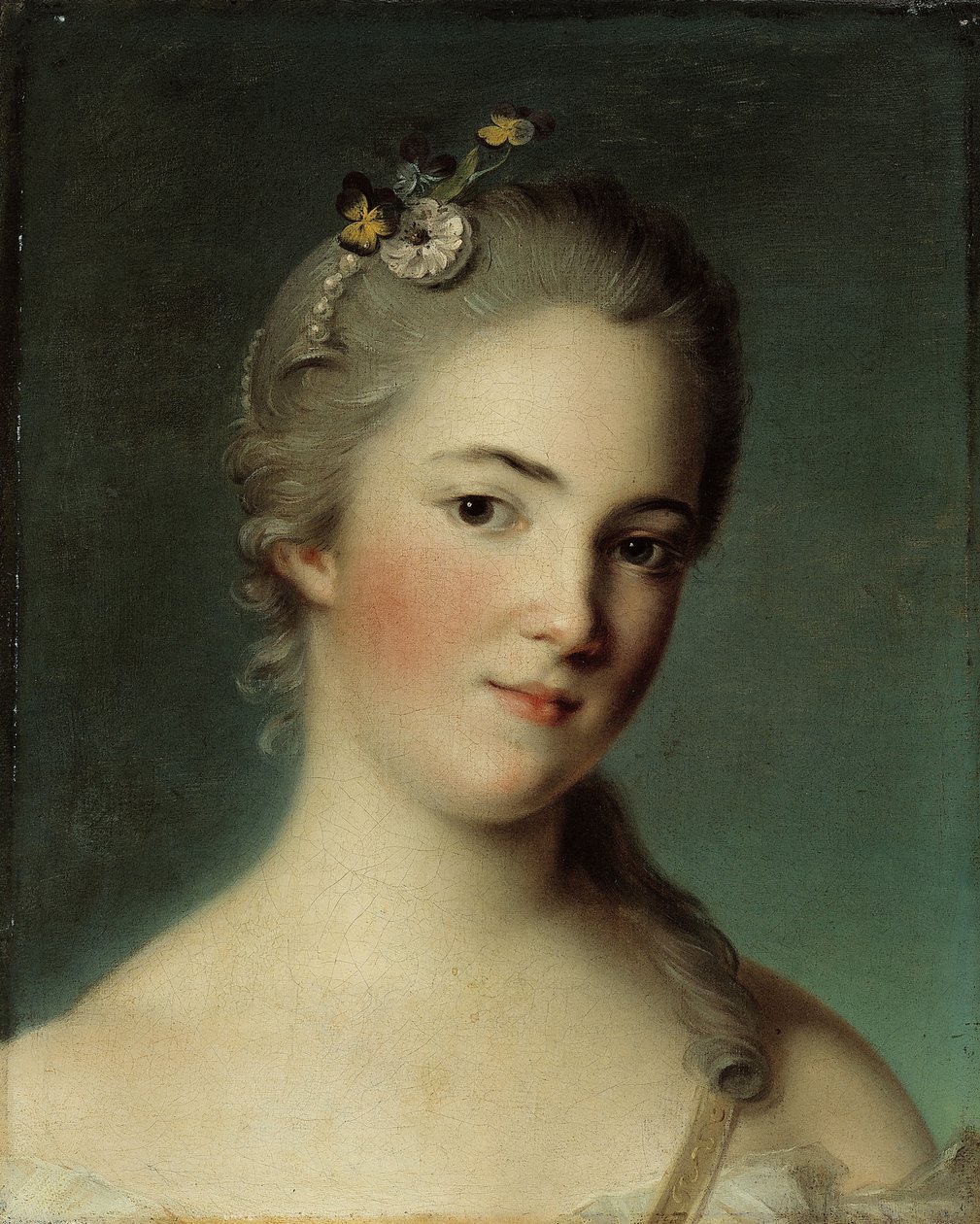 Retrato de Marie-Geneviève Boudrey. de Jean Marc Nattier
