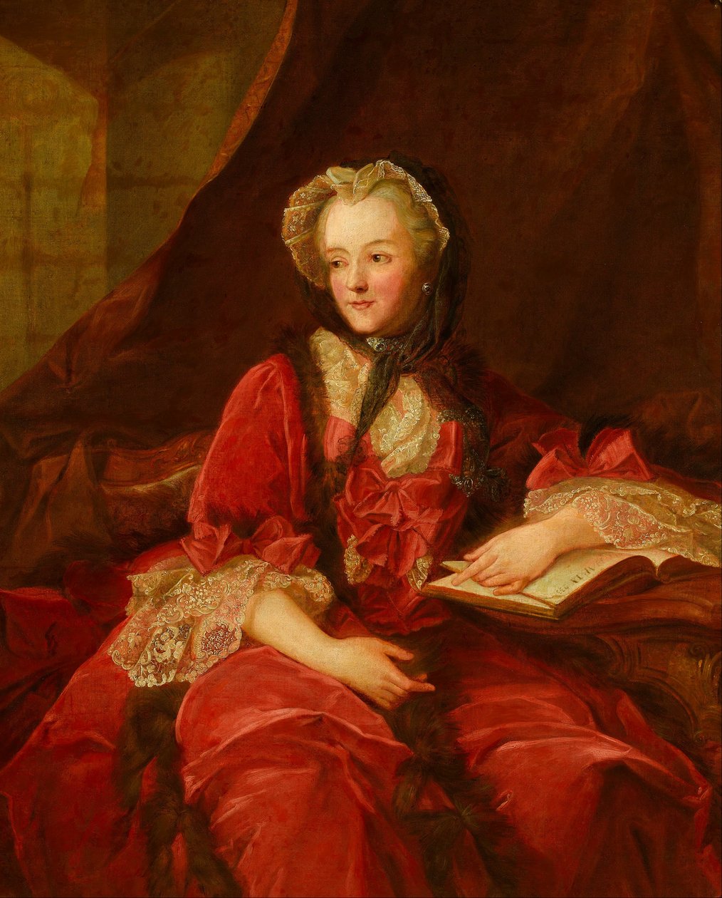 Retrato de Marie Leszczyńska de Jean Marc Nattier