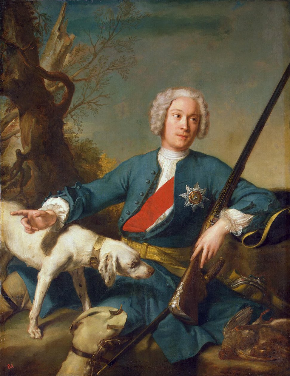 Retrato do príncipe Alexander Kurakin 1697-1749, 1728 de Jean Marc Nattier