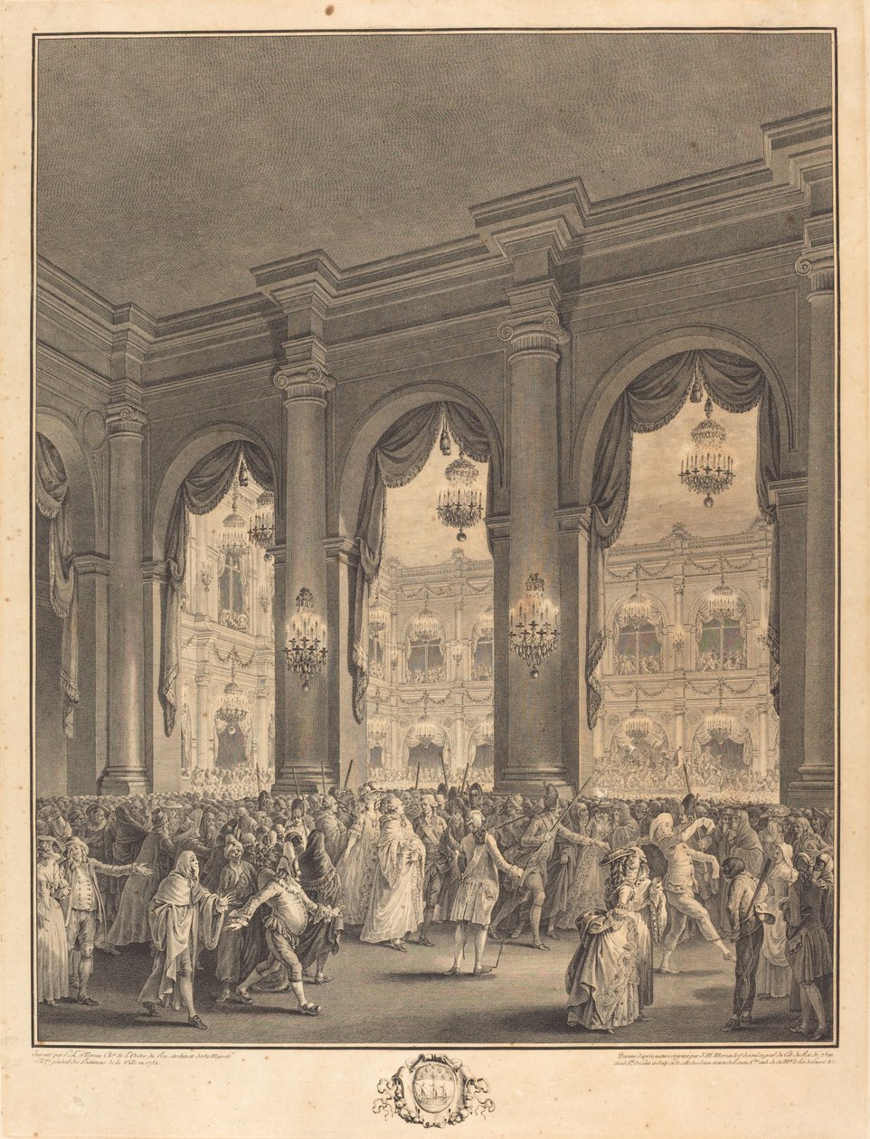 A bola mascarada de Jean Michel Moreau