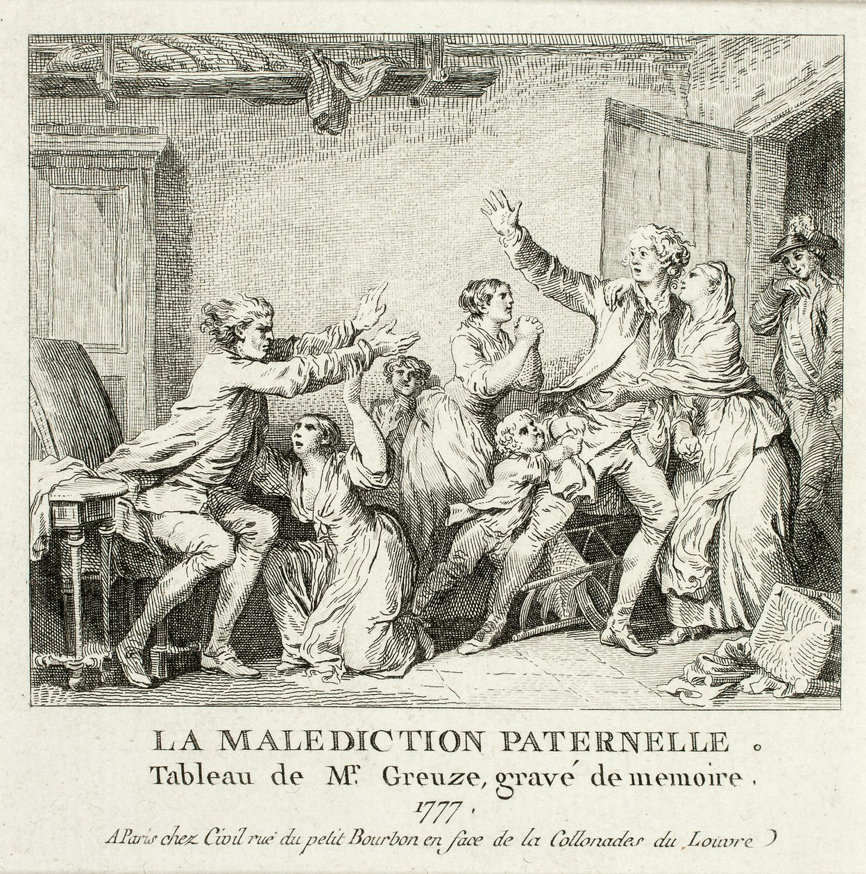 Maldição paterna de Jean Michel Moreau
