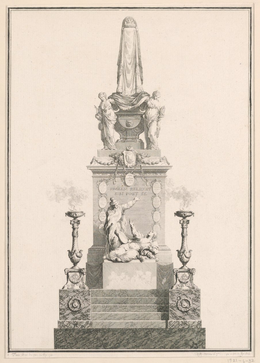 Catafalco de Jean Michel Moreau le Jeune