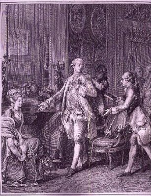 O Grand Toilet, gravado por A.L. Romanet (1742-c.1810) de Jean Michel the Younger (after) Moreau