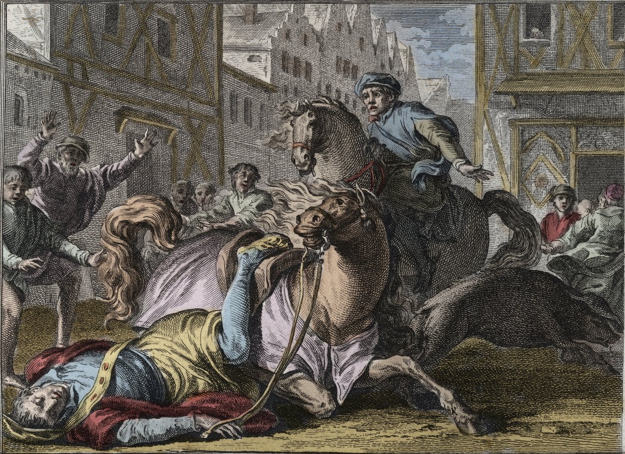 Morte de Philippe de França (1116-1131), Paris de Jean Michel the Younger Moreau