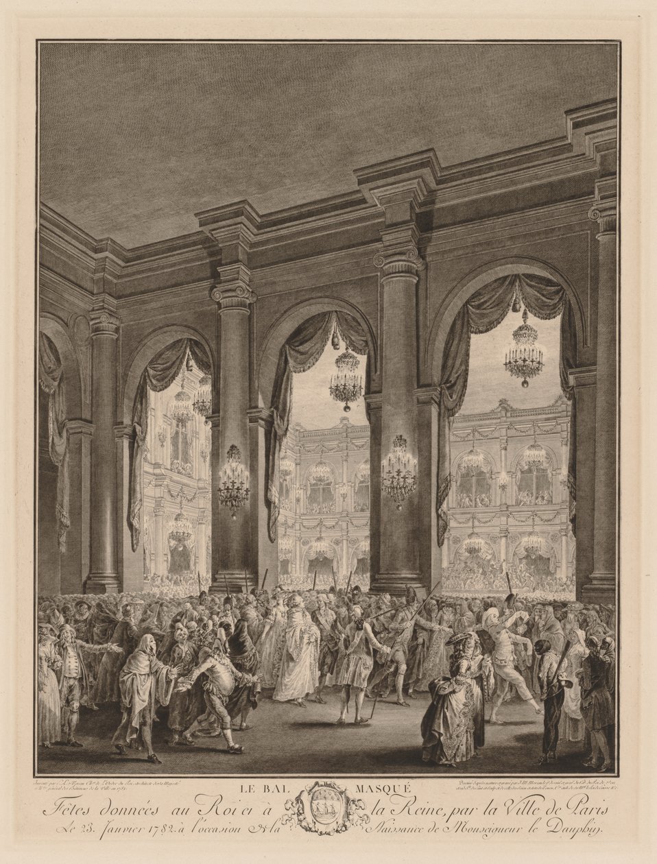 O Baile Mascarado de Jean Michel the Younger Moreau