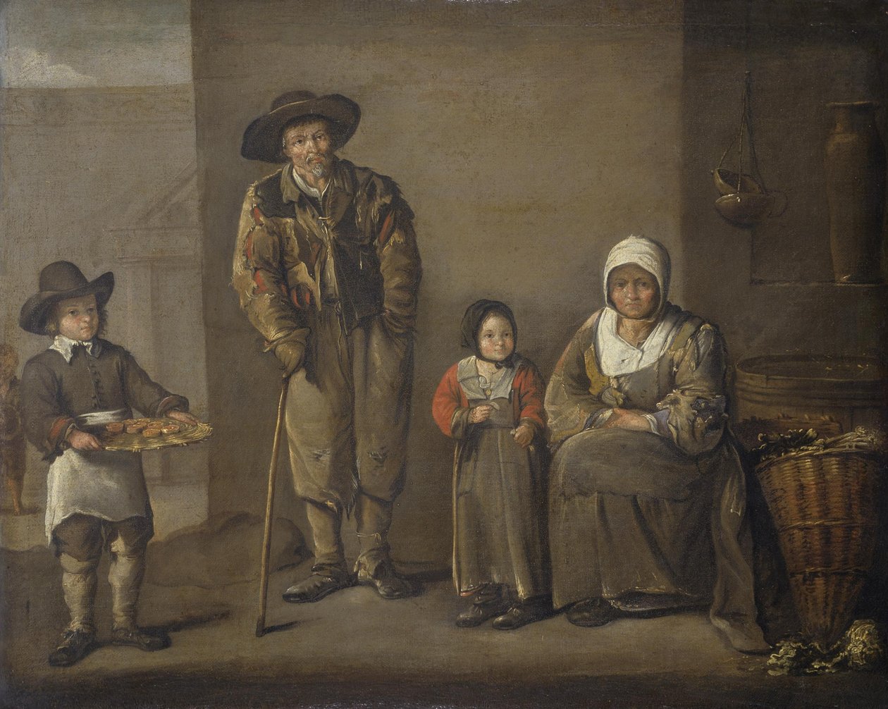 Jean Michelin - Uma família de camponeses, NGI.1378 de Jean Michelin