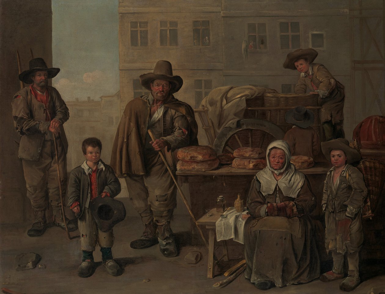 O carrinho dos padeiros, 1656. de Jean Michelin