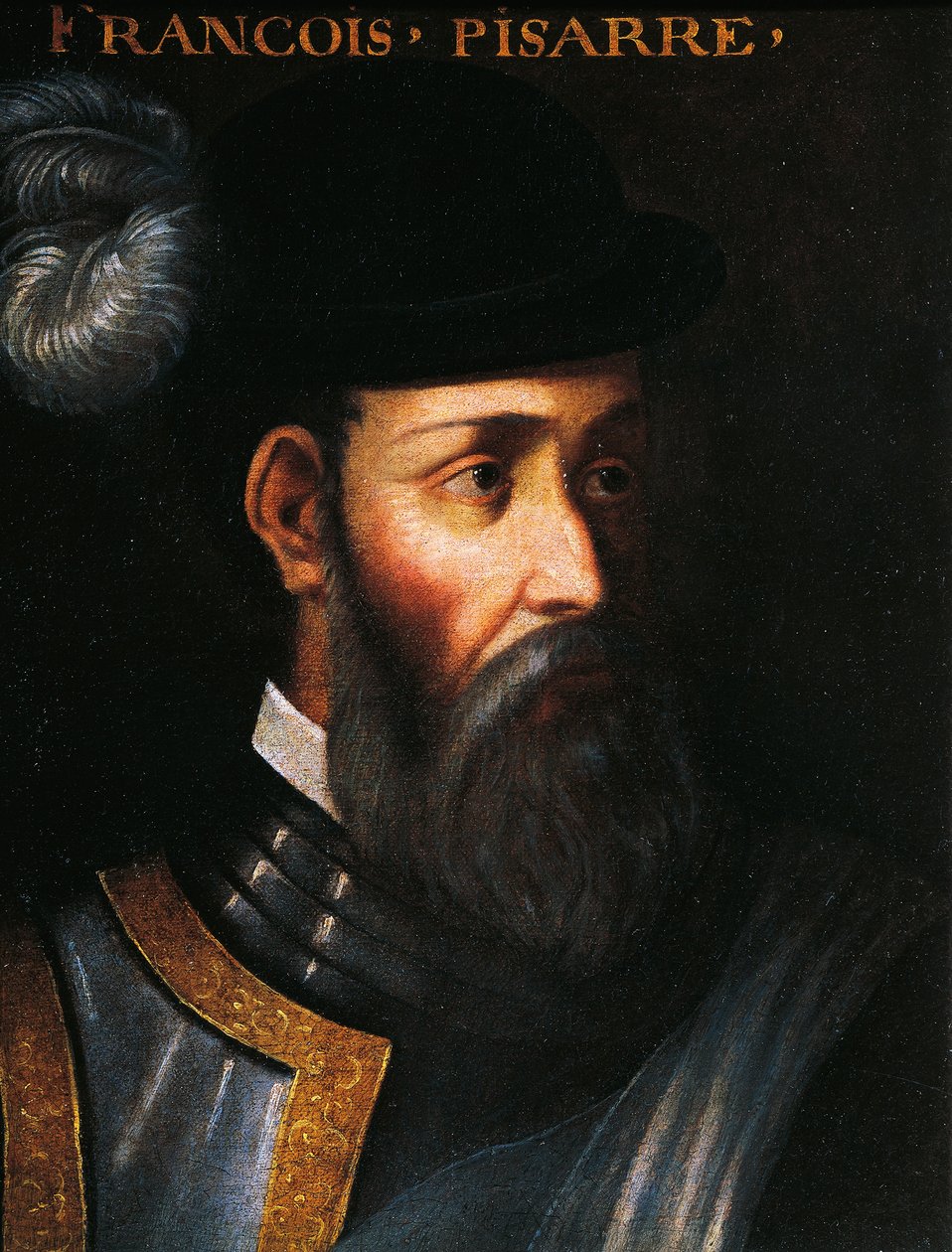 Retrato de Francisco Pizarro (Trujillo, Espanha) de Jean Monier or Mosnier