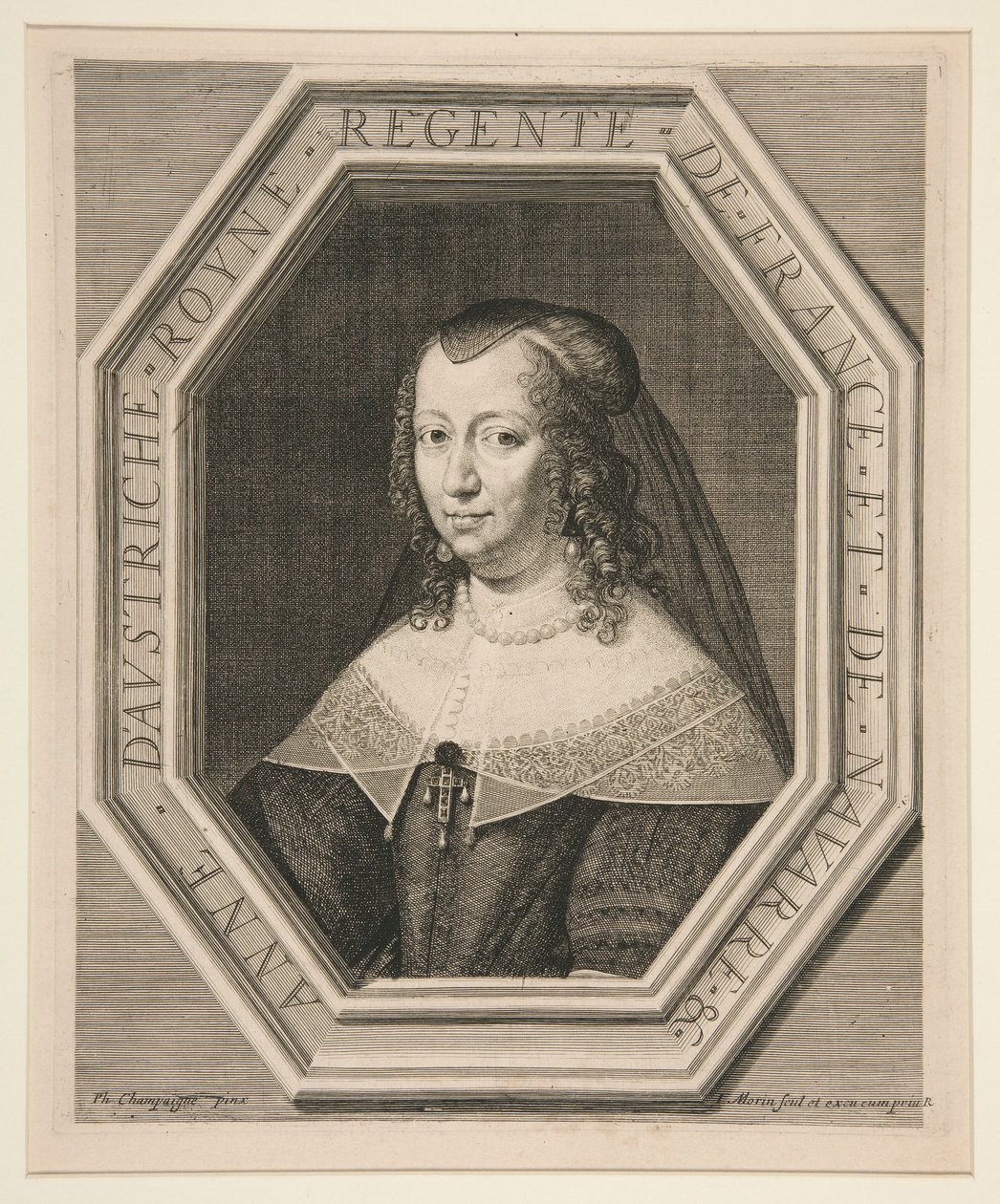 Ana da Áustria (1601-1666) de Jean Morin