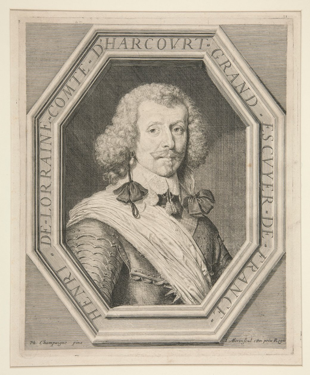 Henri de Lorraine, Conde de Harcourt, chamado Cadet la Perle (1601-1666) de Jean Morin