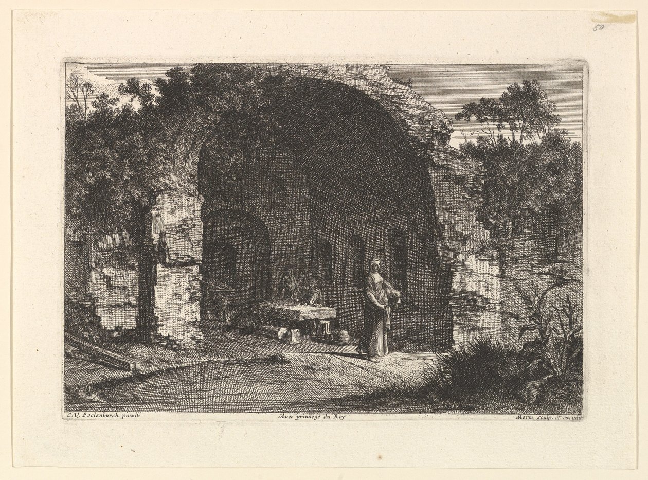La Caffarella ou Grotte dEgerie. de Jean Morin