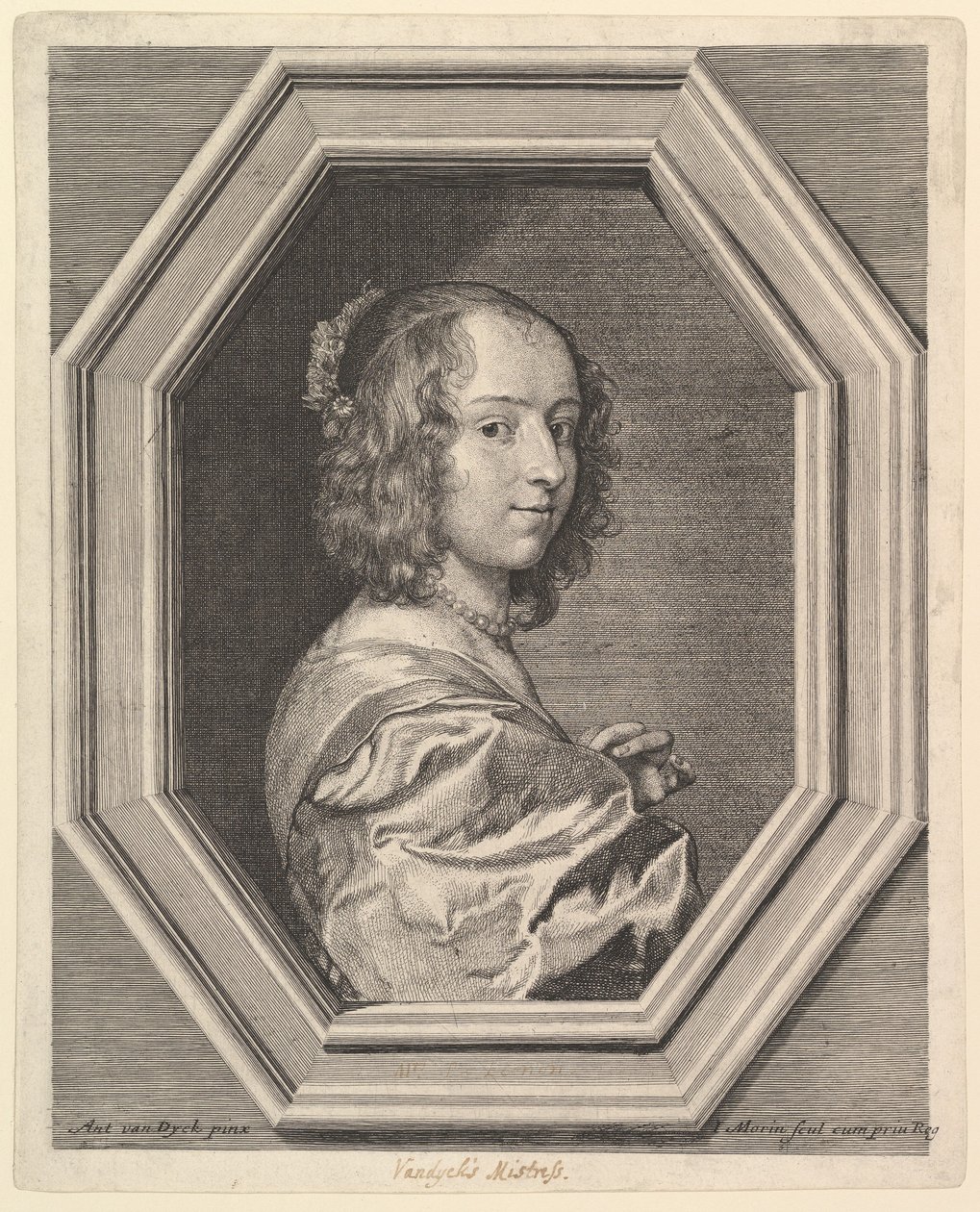 Marguerite Lemon, amante de Antoine van Dyck. de Jean Morin