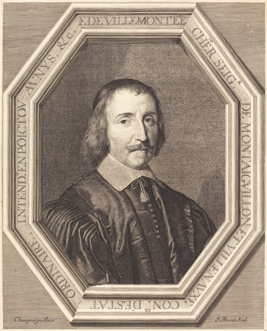 François de Villemontée de Jean Morin after Philippe de Champaigne