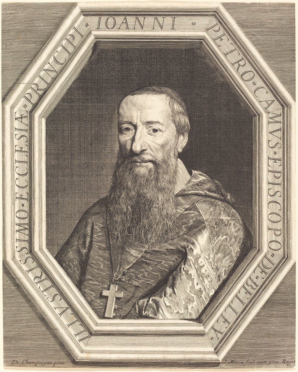 Jean Pierre Camus de Jean Morin after Philippe de Champaigne