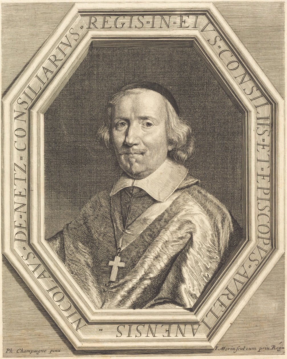 Nicolas de Netz de Jean Morin after Philippe de Champaigne