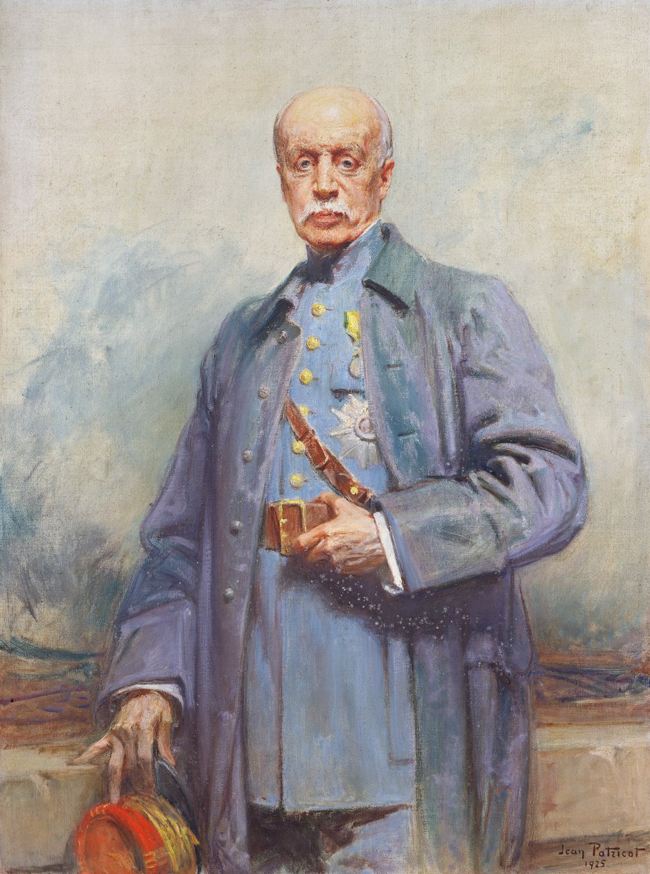Retrato do marechal francês Fayolle Emilel, 1925 (têmpera sobre tela) de Jean Patricot