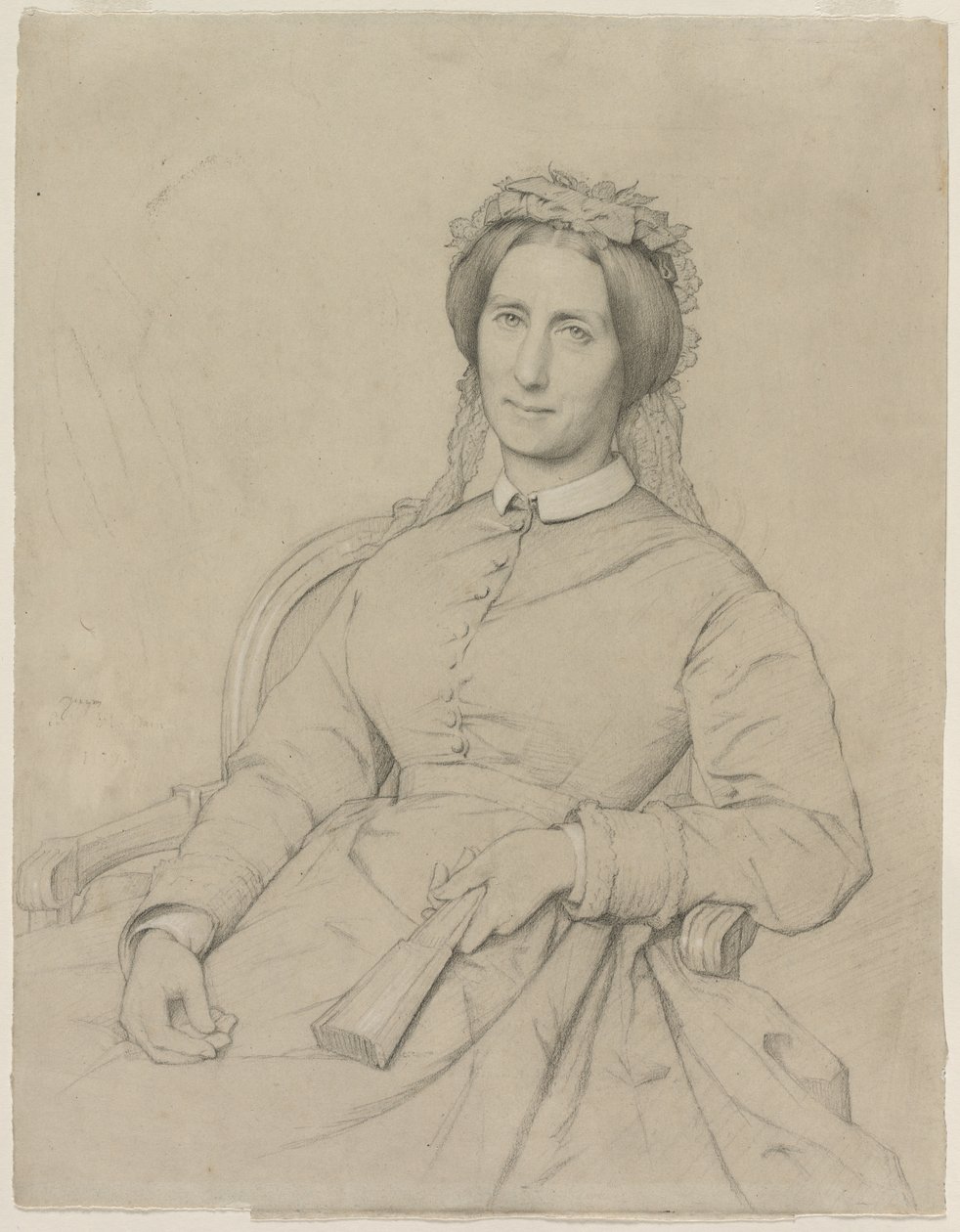Madame Hippolyte Flandrin (Aimee Ancelot) de Jean Paul Flandrin